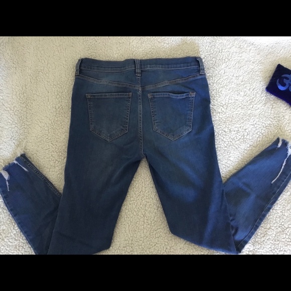 Free People Distressed Skinny Jeans - Picture 3 of 5